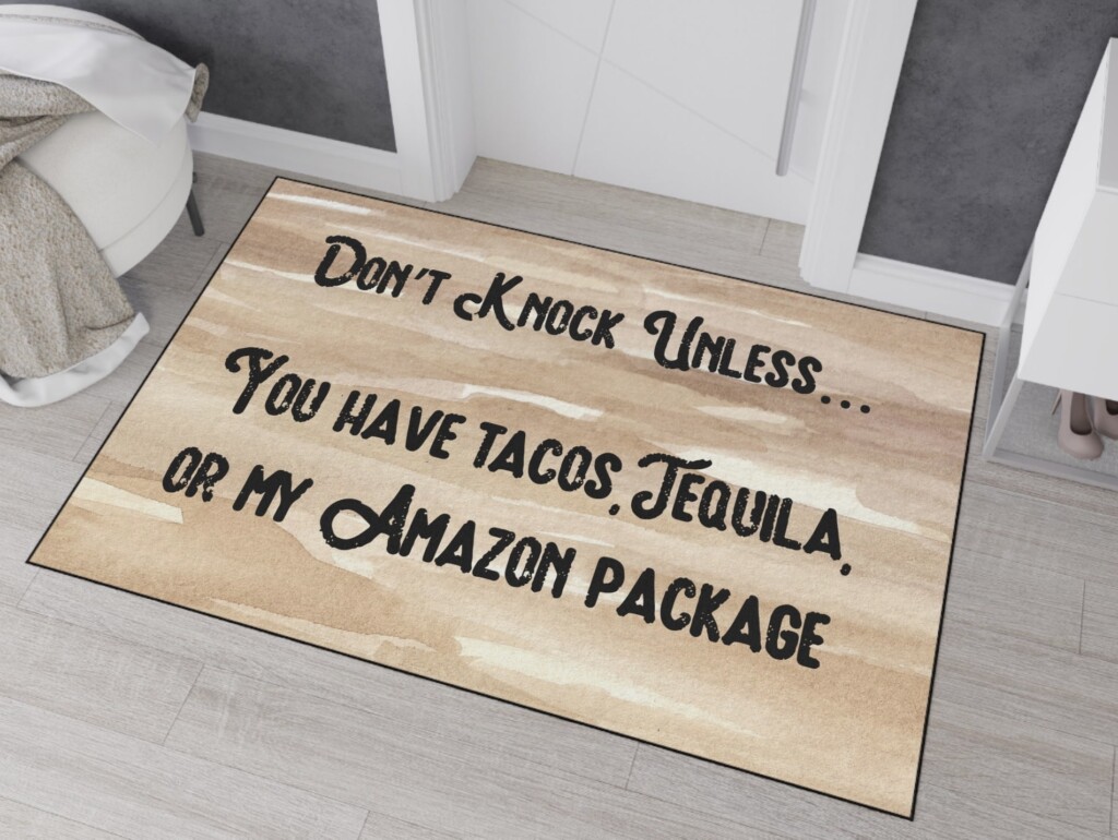 Door Mat Diplomacy: Witty Welcome Mats for Preventing Unwanted Knocks