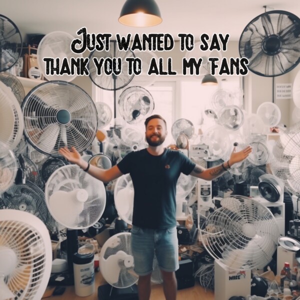 Whirlwind of Appreciation: An Electric Fan&#8217;s Homage to Homeowners