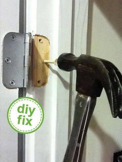Fixing a Stripped Screw Hole in a Door Hinge: The DIY Solution