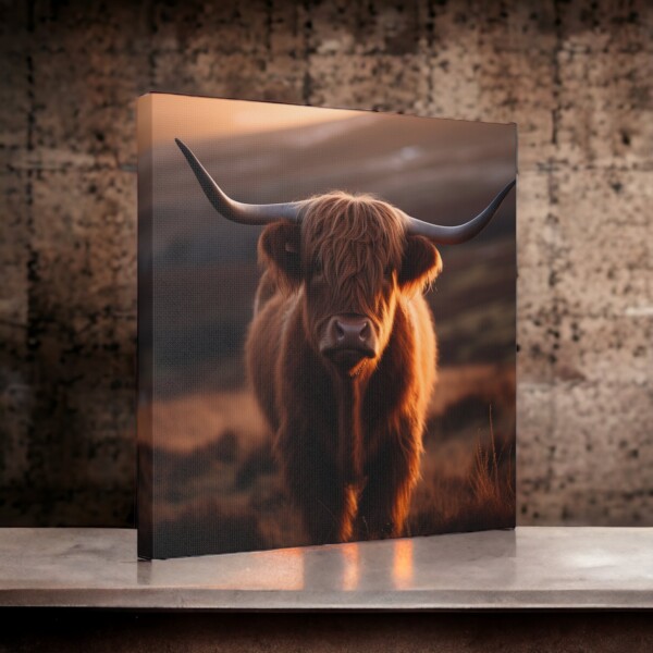 Highland Cow Photo: Capturing Pastoral Beauty for Your Wall Art