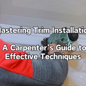 Mastering Trim Installation: A Carpenter&#8217;s Guide to Effective Techniques
