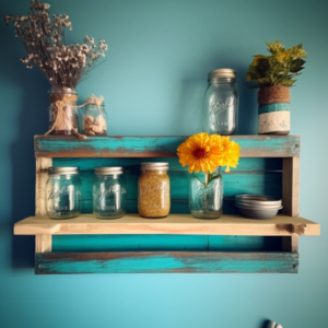 Curated visual reference: Picture Idea: DIY Guide Create A Cute Rustic Wood Shelf For Your