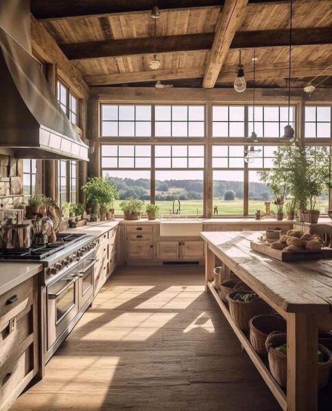 The Rustic Farmhouse Kitchen Reimagined