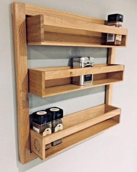 Building a DIY Wall-Mounted Spice Shelf: A Simple and Functional Project