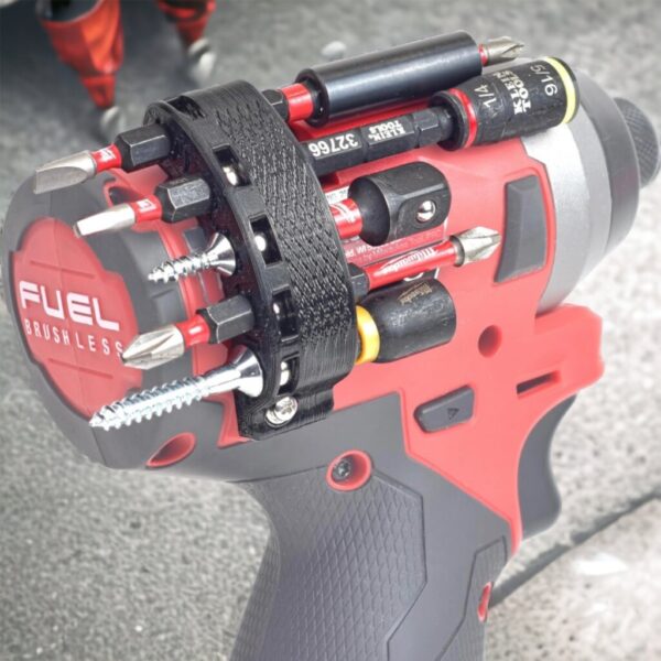 Milwaukee M12 Fuel Impact Driver with the DIY Rabbit Magnetic Bit Holder