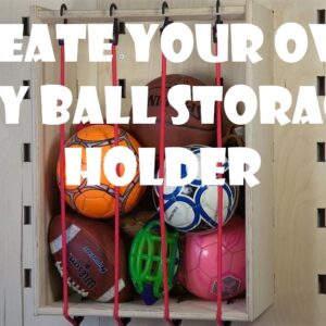 Create a DIY Ball Storage Box for Your Garage