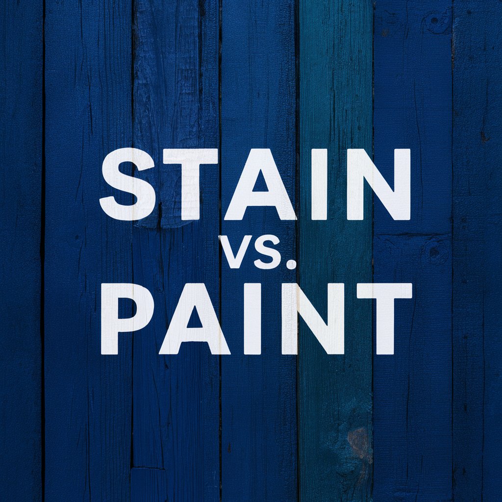 stain vs paint