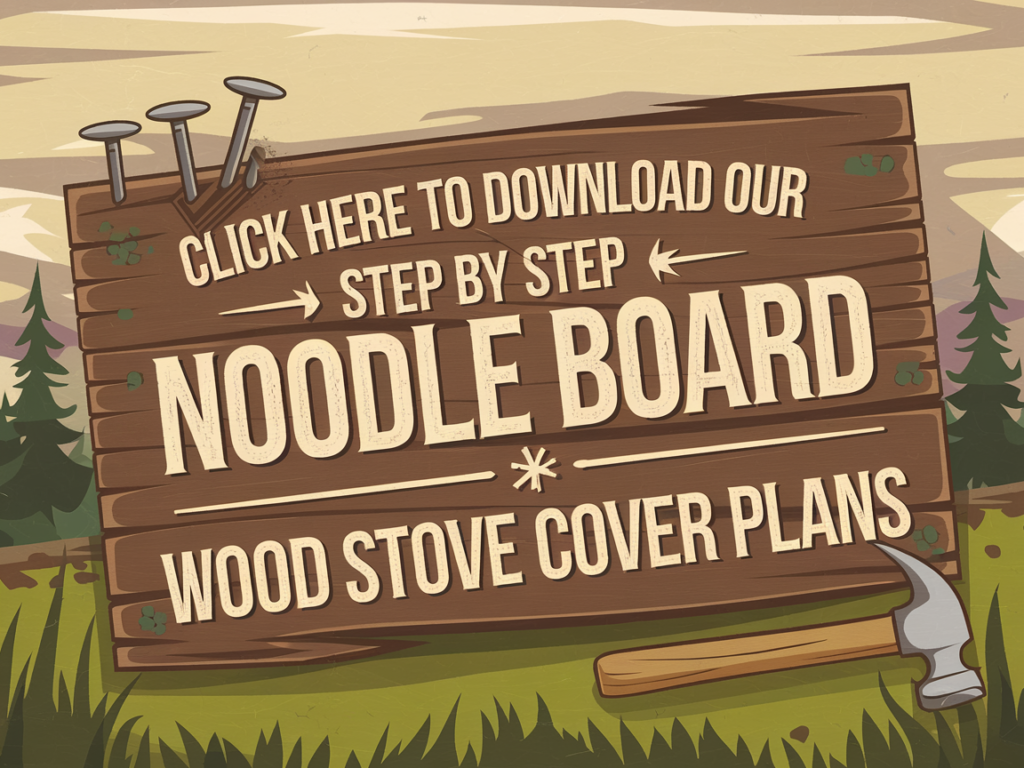 How to Build a Farmhouse Noodle Board for Your Stove