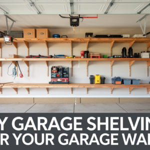 DIY Garage Shelving For Your Garage Walls