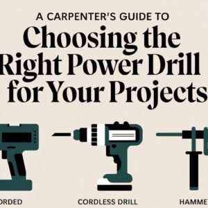 A Carpenter’s Guide to Choosing the Right Power Drill for Your Projects