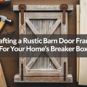 Crafting a Rustic Barn Door Frame for Your Home&#8217;s Breaker Box