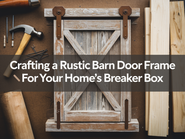 Crafting a Rustic Barn Door Frame for Your Home&#8217;s Breaker Box