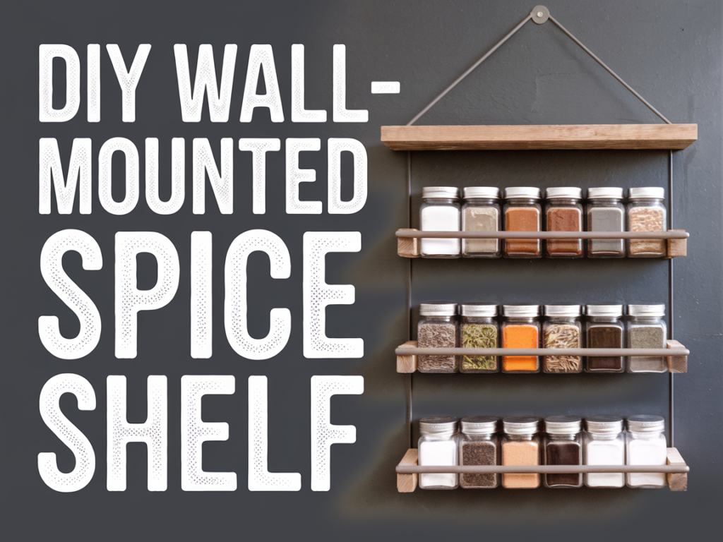 Building A DIY Wall Mounted Spice Rack