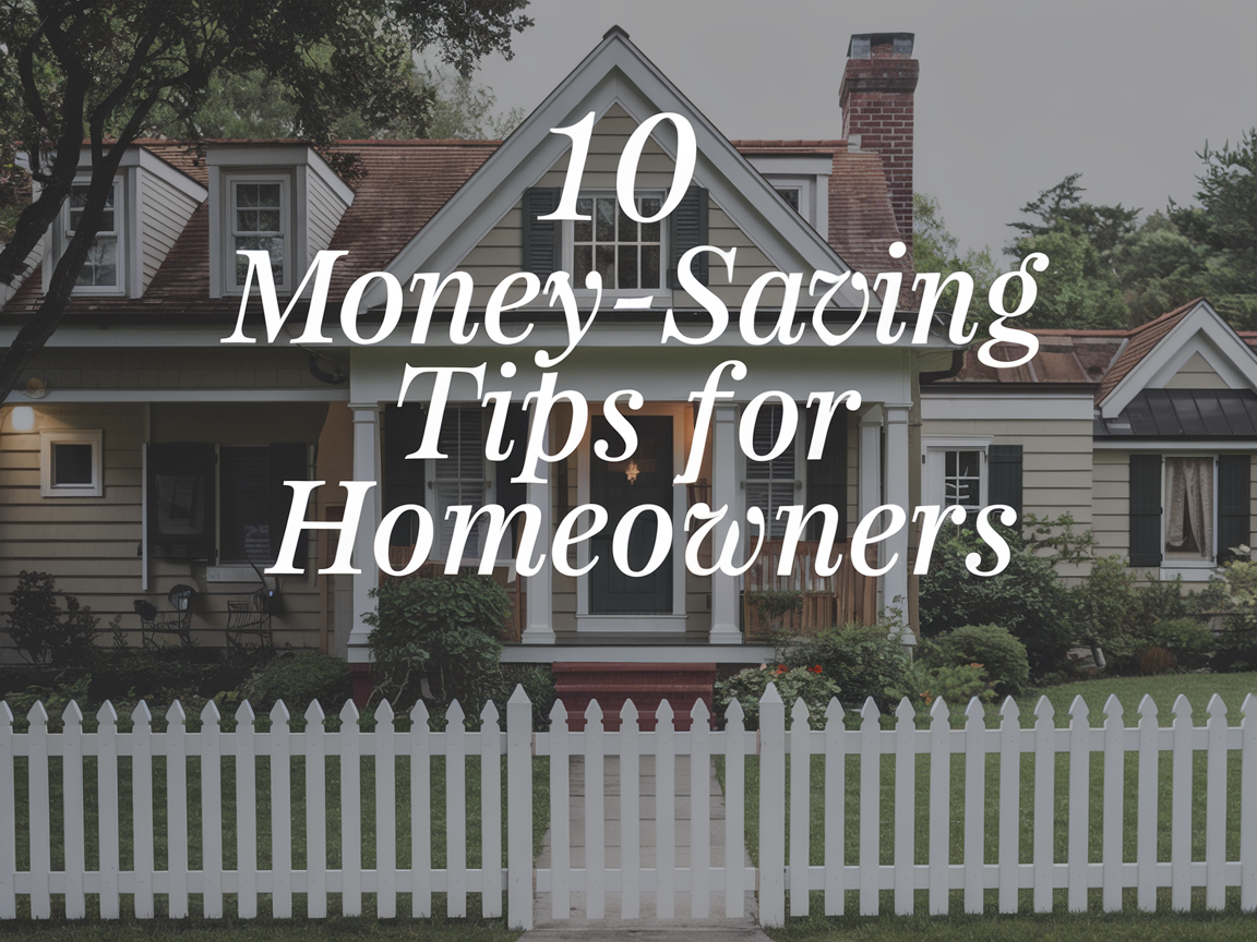 10 Money-Saving Tips for Homeowners