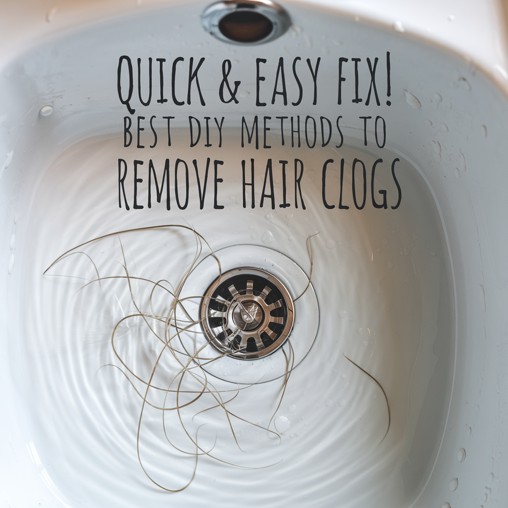 How to Unclog a Drain With Hair: The Best DIY Solutions