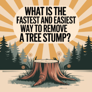 What is the Fastest and Easiest Way to Remove a Tree Stump?