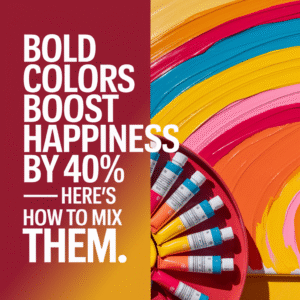 Bold Colors Boost Happiness by 40% — Here’s How to Mix Them