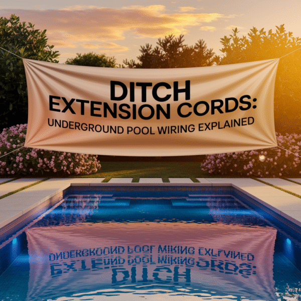 Ditch Extension Cords: Underground Pool Wiring Explained
