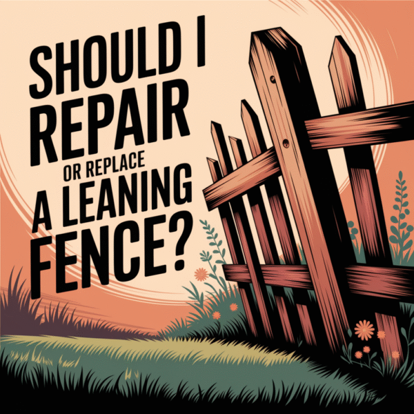 Should I Repair Or Replace My Leaning Fence?