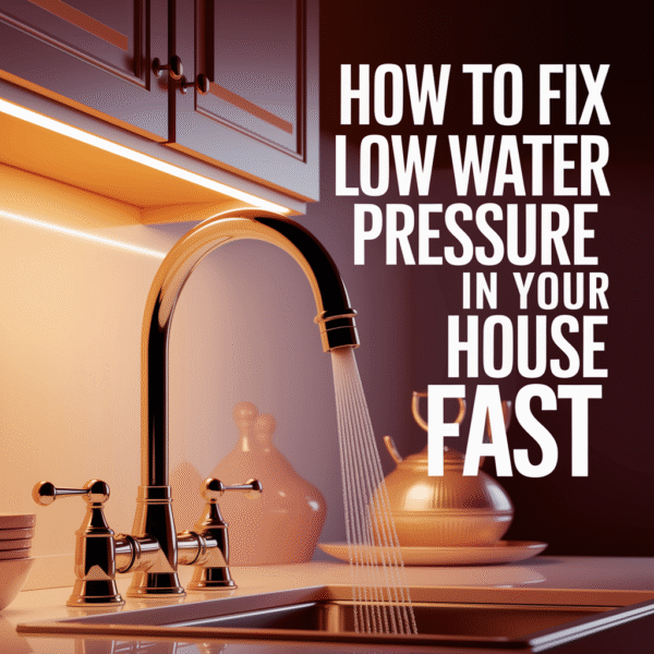 How to Fix Low Water Pressure in Your House Fast