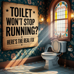 Toilet Won’t Stop Running? Here’s the Real Fix