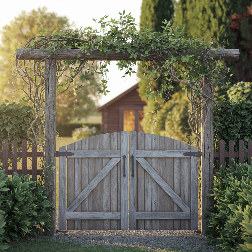 Transform Your Garden with These Wooden Gate Designs