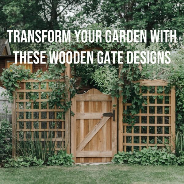 Transform Your Garden with These Wooden Gate Designs