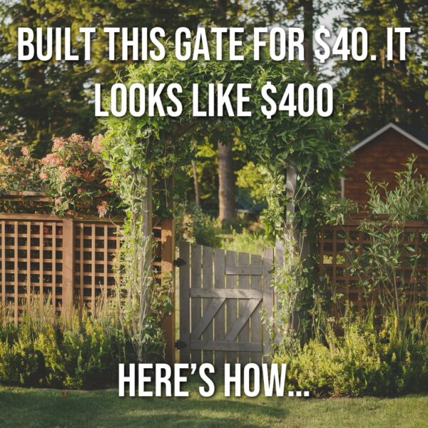 Rustic Gate, Big Impact (And It Was Cheap!)