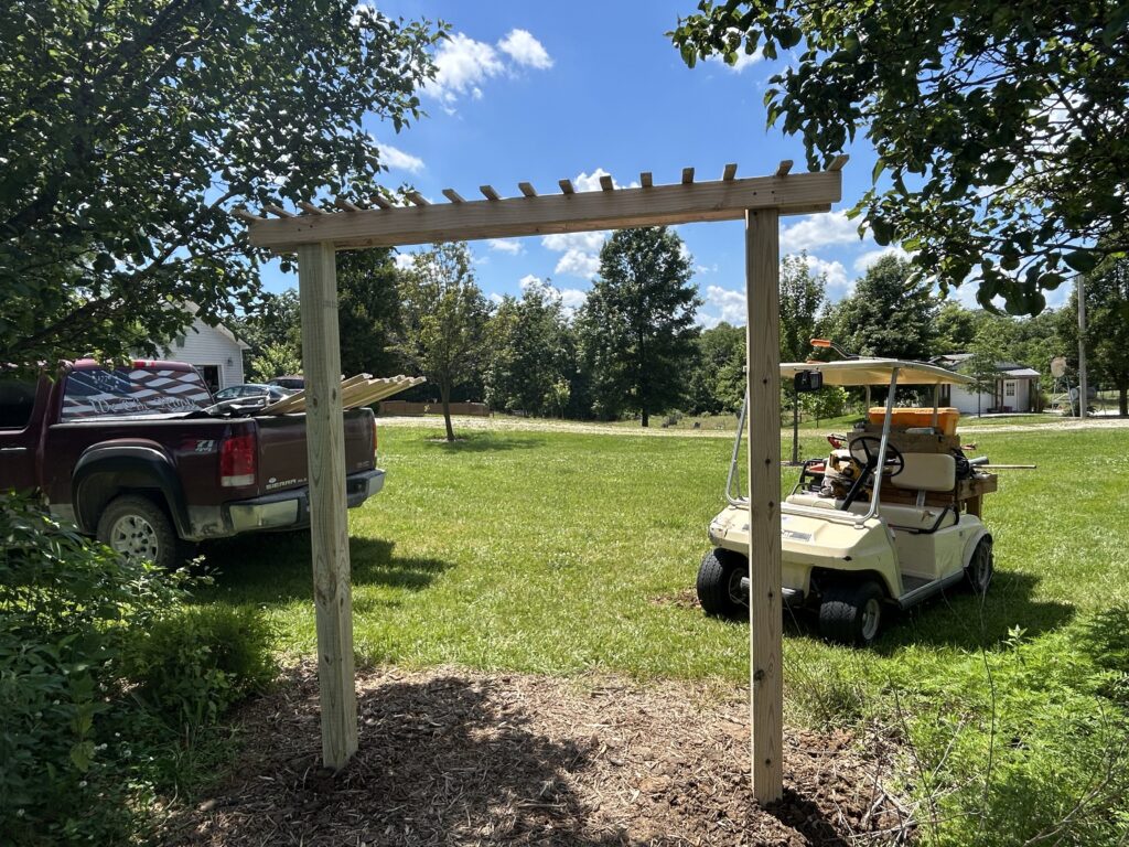 How I Built a Garden Arbor for Under $50