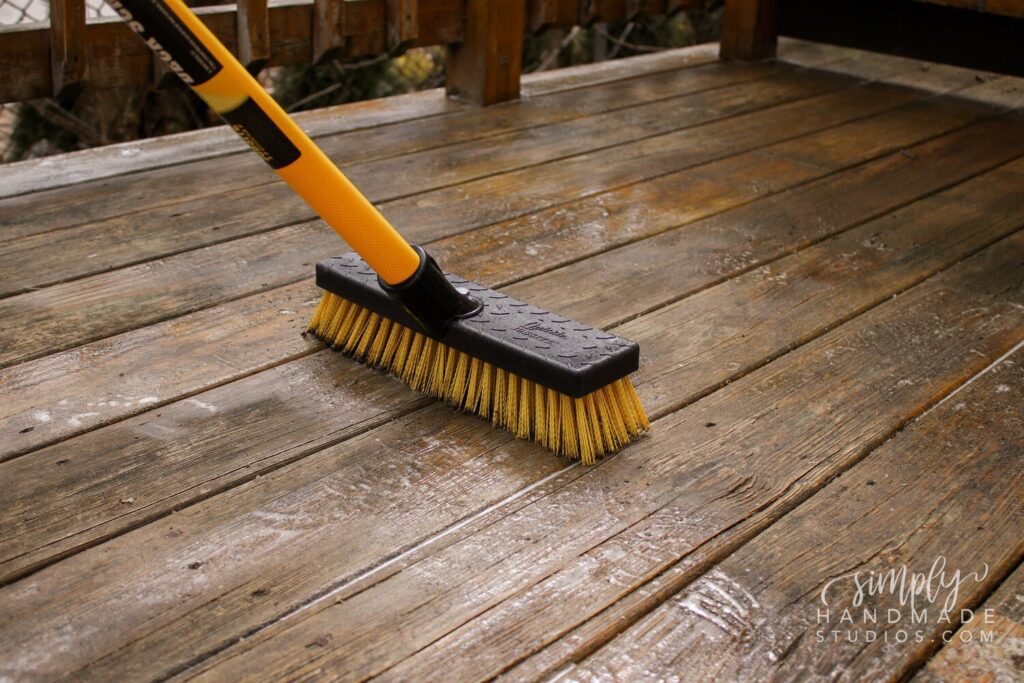 How to Clean a Deck Without a Pressure Washer (It Works!)
