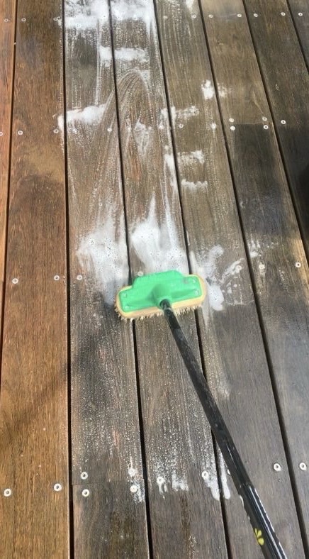 How to Clean a Deck Without a Pressure Washer (It Works!)