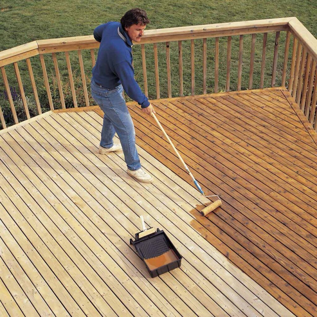 How to Clean a Deck Without a Pressure Washer (It Works!)