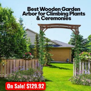 Want to Upgrade Your Yard? This Wooden Arbor Adds Serious Curb Appeal