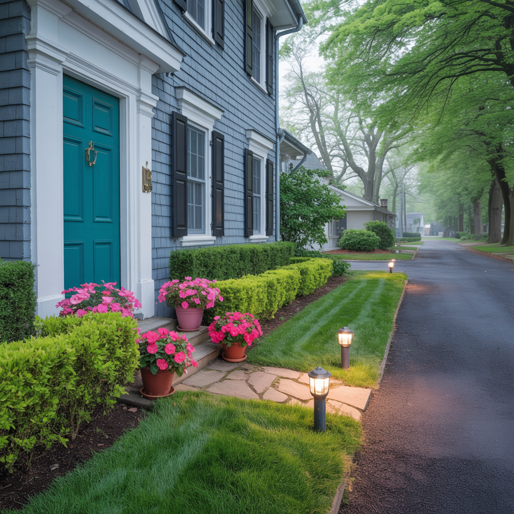 DIY front door curb appeal 