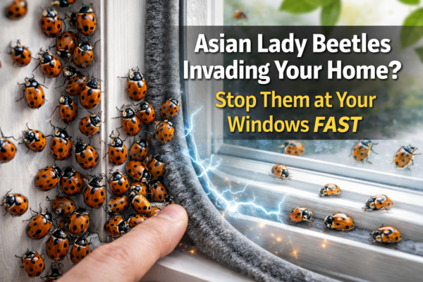 Asian Lady Beetles in House? Stop Them at Your Windows Fast