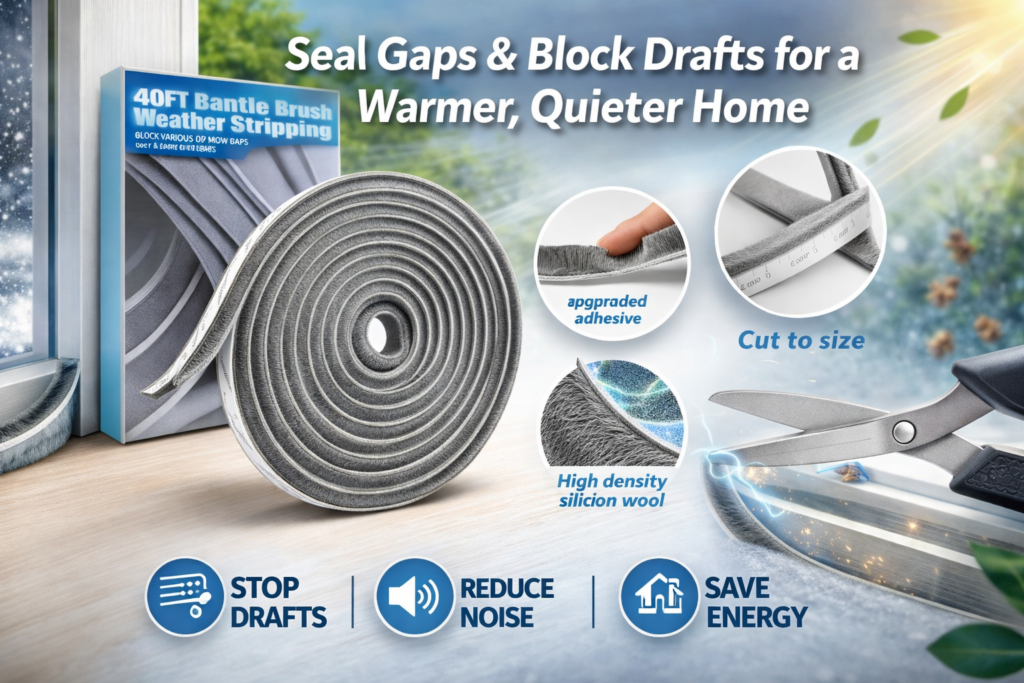 Stop Drafts and Bugs Fast with This Simple Weather Stripping Fix