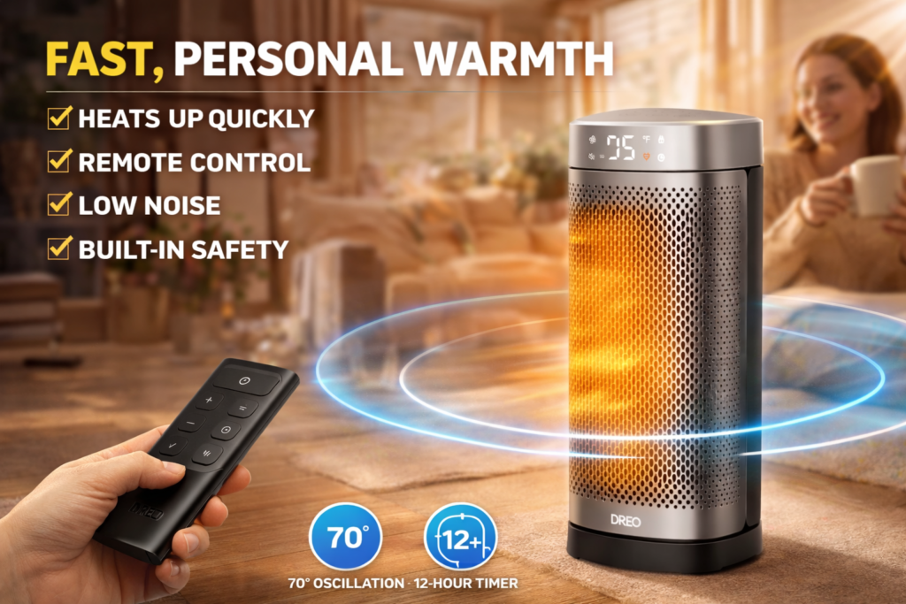 Heat Your Space Fast and Safely with This Powerful Heater