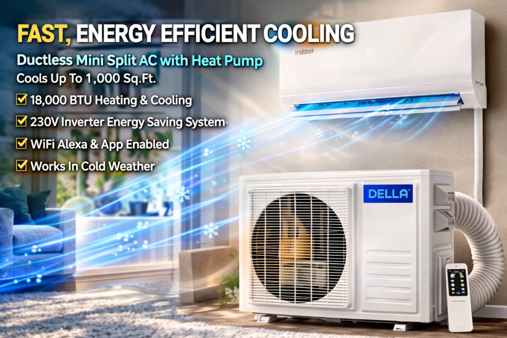 Cool Your Entire Space Efficiently with This Powerful Mini Split AC