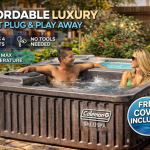 Relax at Home Anytime with This Plug-and-Play Hot Tub