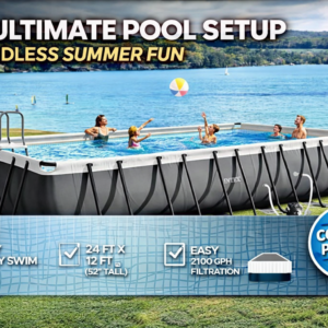 Turn Your Backyard Into a Summer Hangout with This Massive Pool Setup