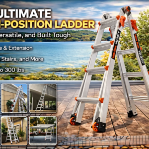 Reach Anything Safely with This Versatile Ladder
