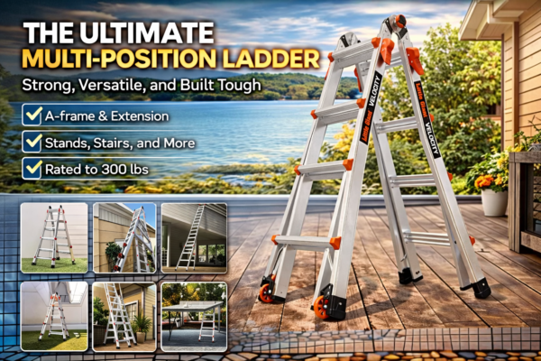 Reach Anything Safely with This Versatile Ladder