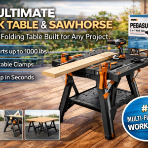 Work Anywhere with This Portable Folding Work Table