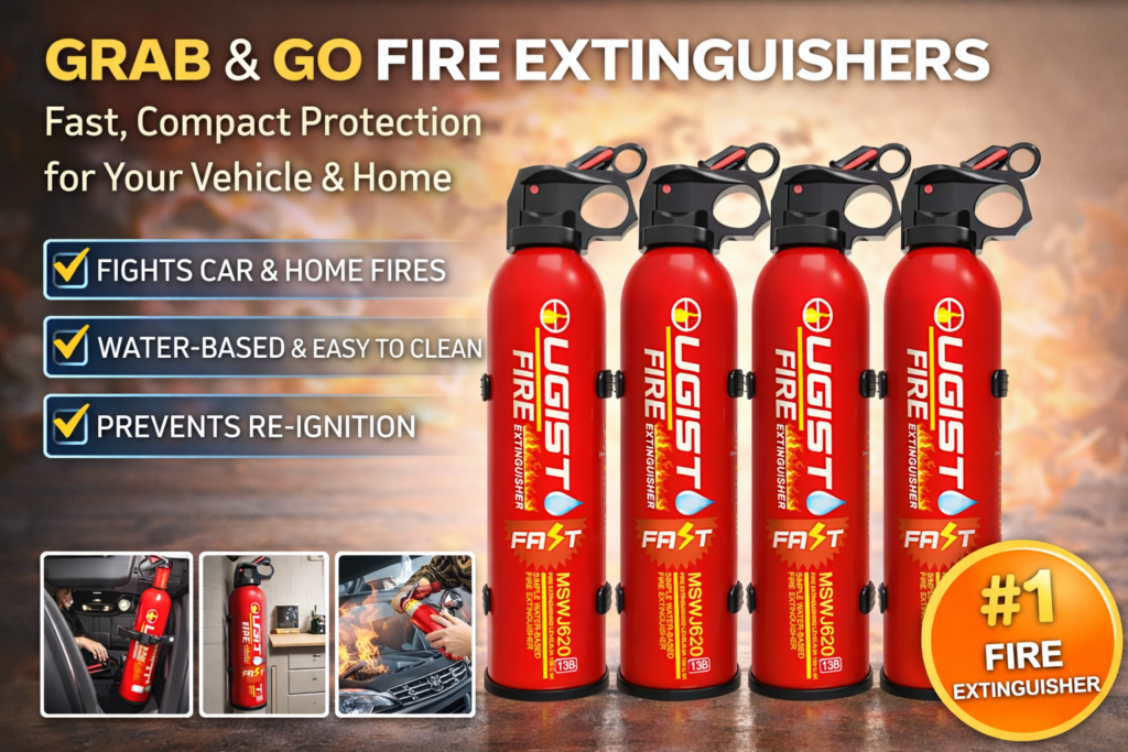 Be Ready for Emergencies with These Compact Fire Extinguishers