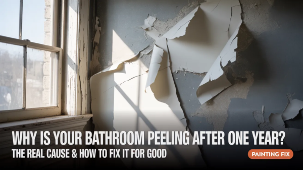 Why Is My Bathroom Paint Peeling After One Year?