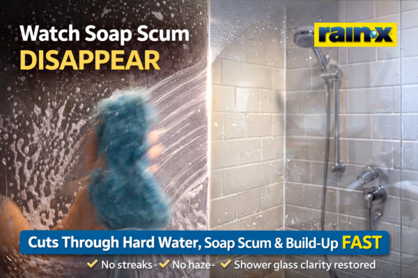 Make Your Shower Glass Look Brand New Again