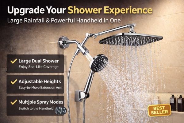 Upgrade Your Shower Instantly with This High-Pressure Combo