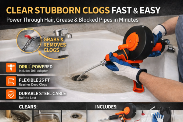 Clear Stubborn Drain Clogs Without Calling a Plumber