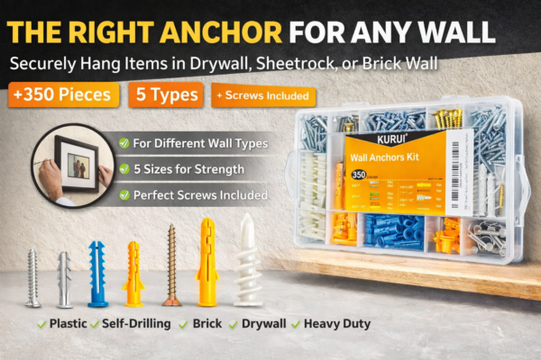 Hang Anything Securely with This All-in-One Wall Anchor Kit