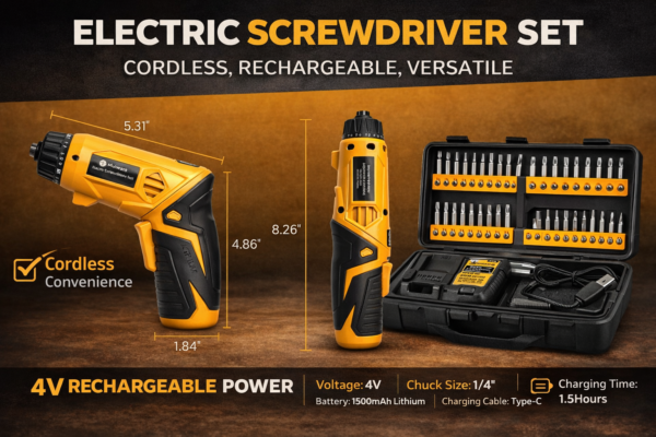 Make Small Fixes Faster with This Electric Screwdriver Set